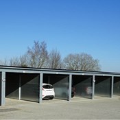 PLAN Carportanlage mit 11 Carports und 2 Garagen